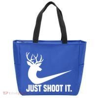 Just Shoot It Funny Deer Hunting Xmas HunterS Humor Gift Tote Bag thumb 0