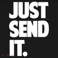 Just Send It. Funny Saying Doggie Tank thumb 4