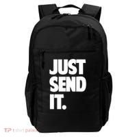Just Send It. Funny Saying Backpack thumb 0