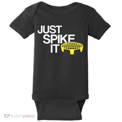 Just Spike It Spike Ball Spike Life Baby Bodysuit