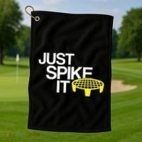 Just Spike It Spike Ball Spike Life Golf Towel thumb 1