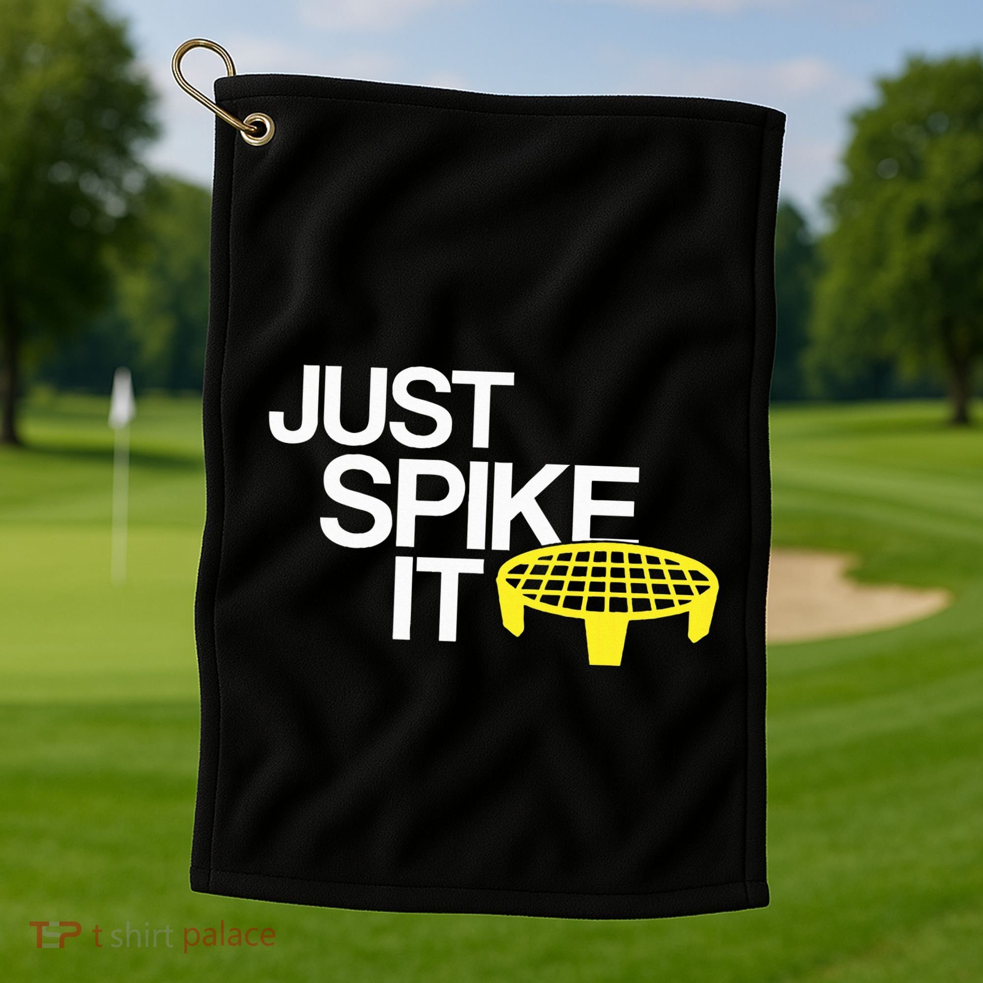 Just Spike It Spike Ball Spike Life Golf Towel