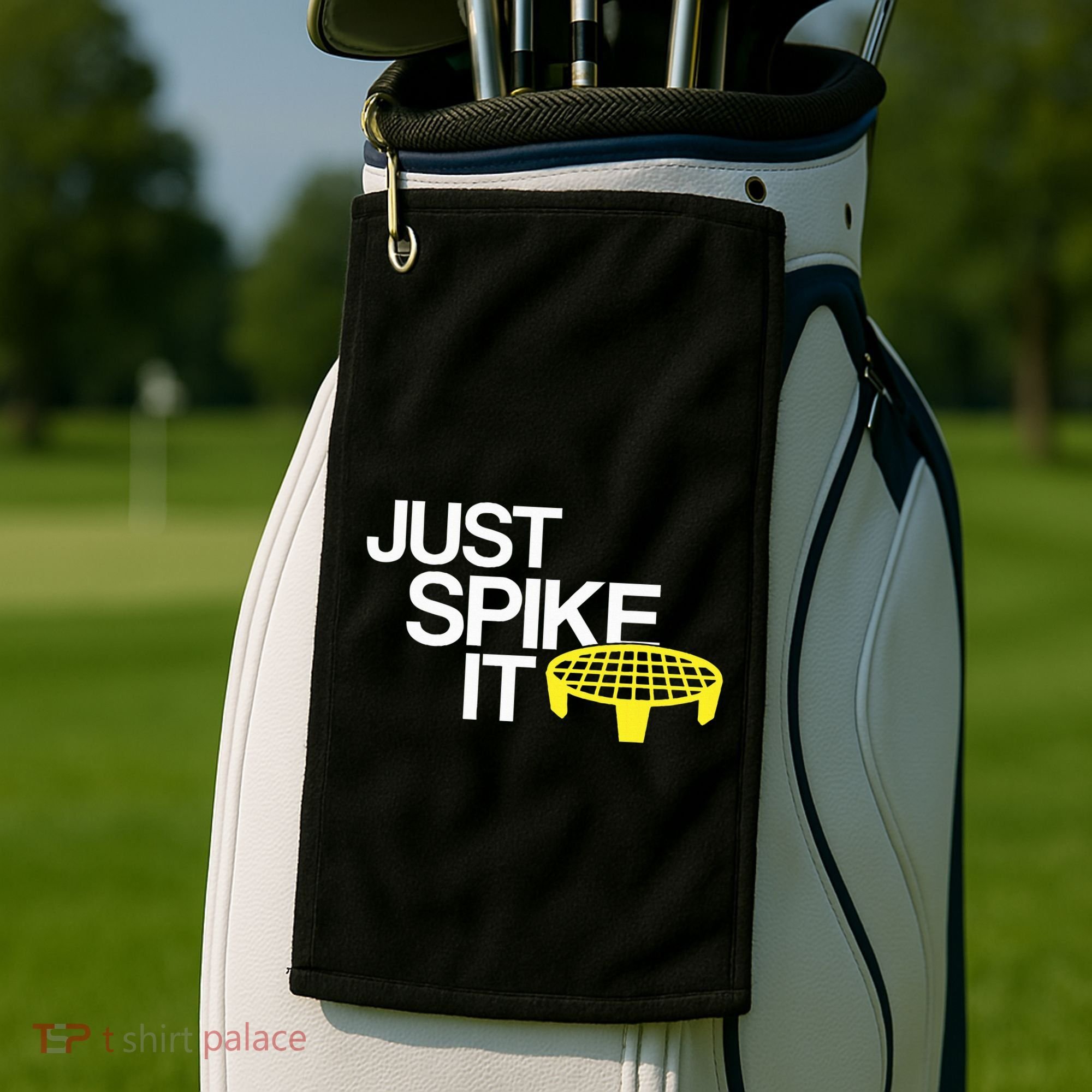 Just Spike It Spike Ball Spike Life Golf Towel