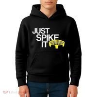 Just Spike It Spike Ball Spike Life Kids Hoodie thumb 4