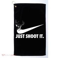 Just Shoot It Hunting Golf Towel thumb 0