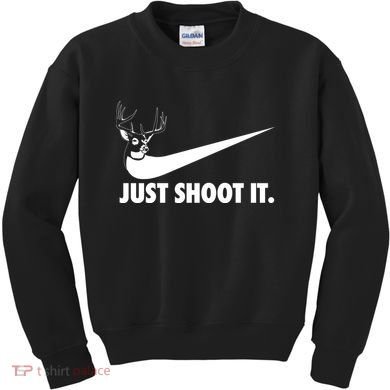 Just Shoot It Hunting Kids Sweatshirt