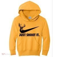 Just Shoot It Hunting Kids Hoodie thumb 0