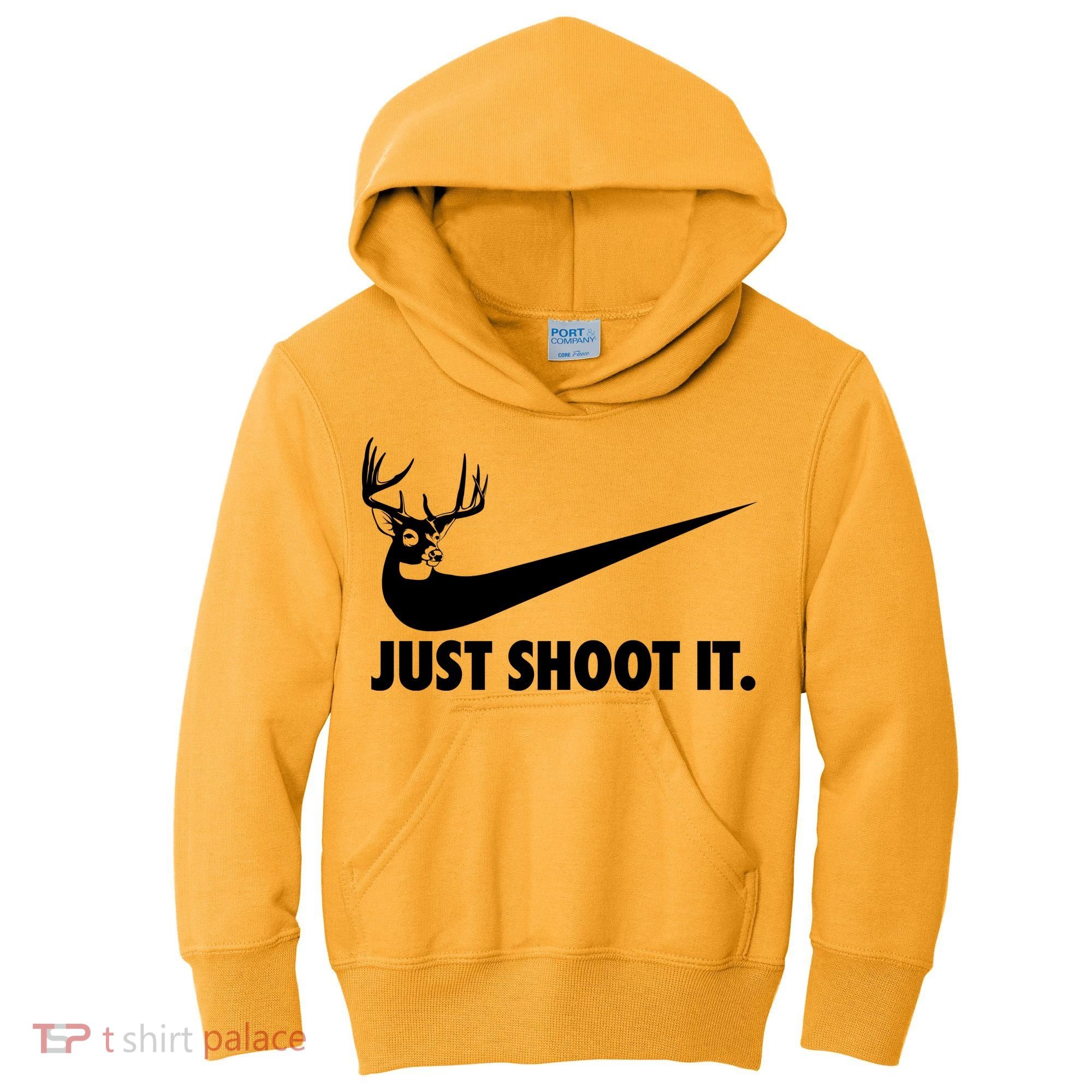 Just Shoot It Hunting Kids Hoodie