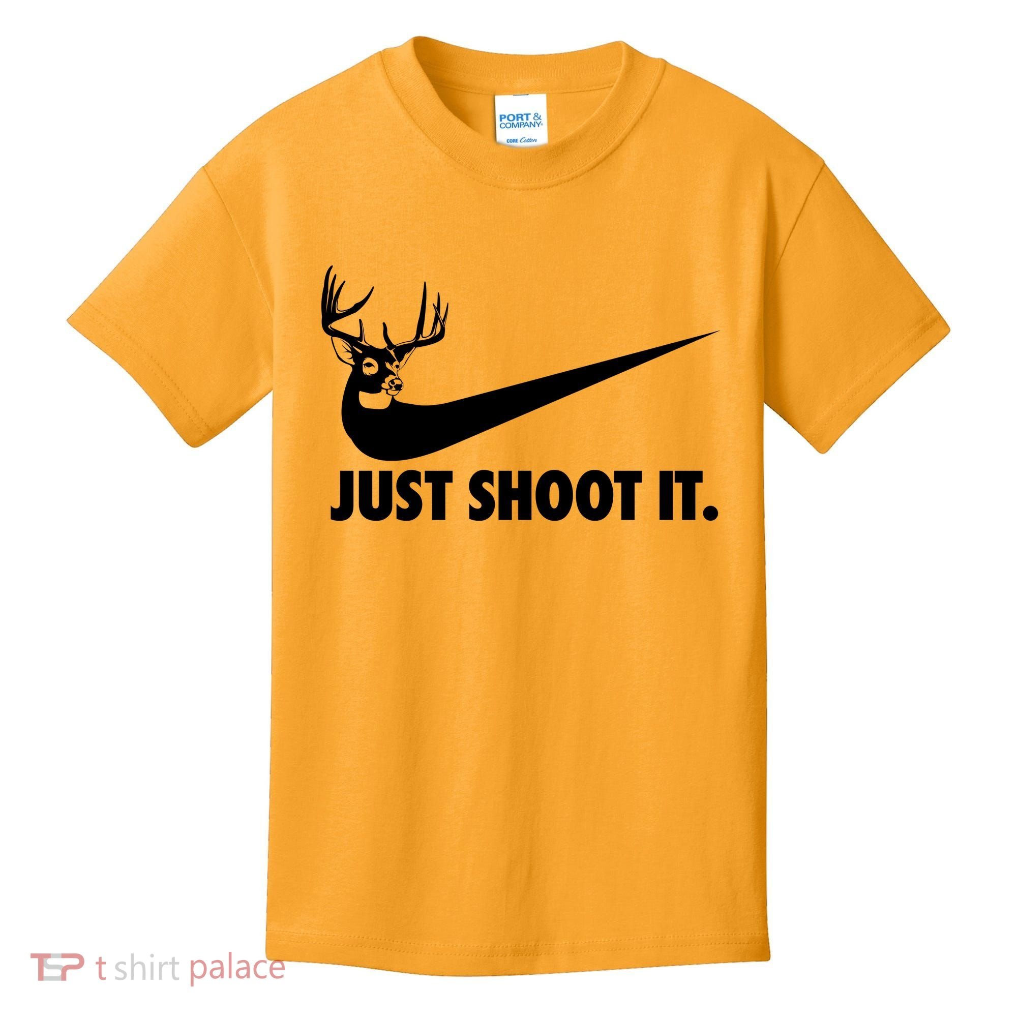 Just Shoot It Hunting Kids T-Shirt