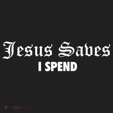 Jesus Saves I Spend 40oz Vacuum Insulated Stainless Steel Travel Tumbler