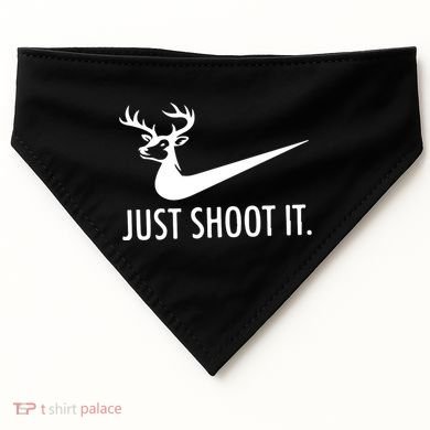 Just Shoot It Deer Hunting USA-Made Doggie Bandana