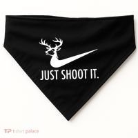 Just Shoot It Deer Hunting USA-Made Doggie Bandana thumb 0