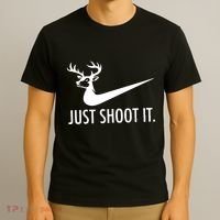 Just Shoot It Deer Hunting T-Shirt thumb 3