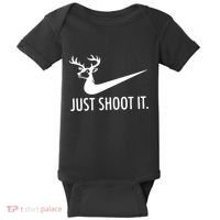 Just Shoot It Deer Hunting Baby Bodysuit thumb 0