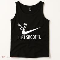 Just Shoot It Deer Hunting Tank Top thumb 2