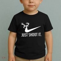 Just Shoot It Deer Hunting Toddler T-Shirt thumb 2