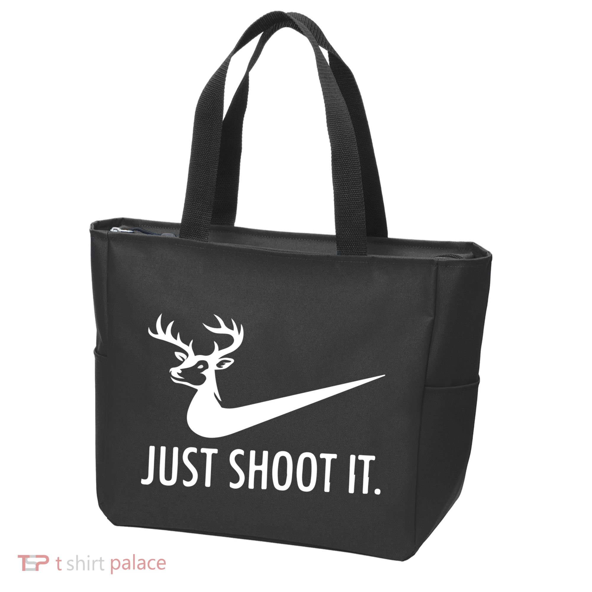 Just Shoot It Deer Hunting Tote Bag