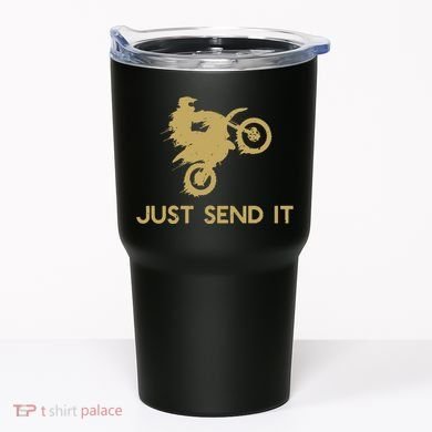 Just Send It Motocross Tumbler