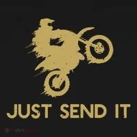 Just Send It Motocross Mousepad thumb 1