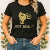 Just Send It Motocross Women's T-Shirt thumb 2