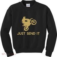 Just Send It Motocross Kids Sweatshirt thumb 0