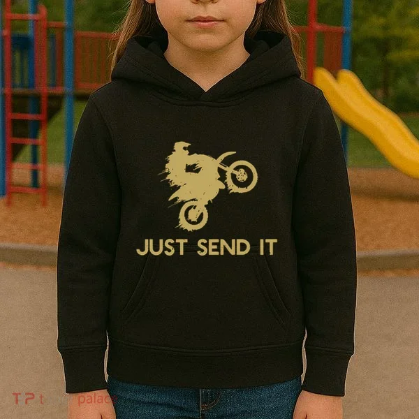 Just Send It Motocross Kids Hoodie