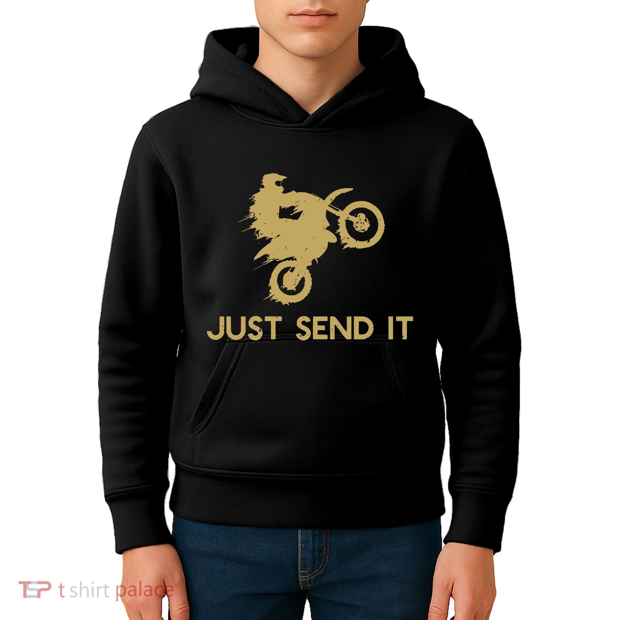 Just Send It Motocross Kids Hoodie