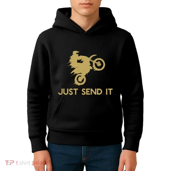 Just Send It Motocross Kids Hoodie