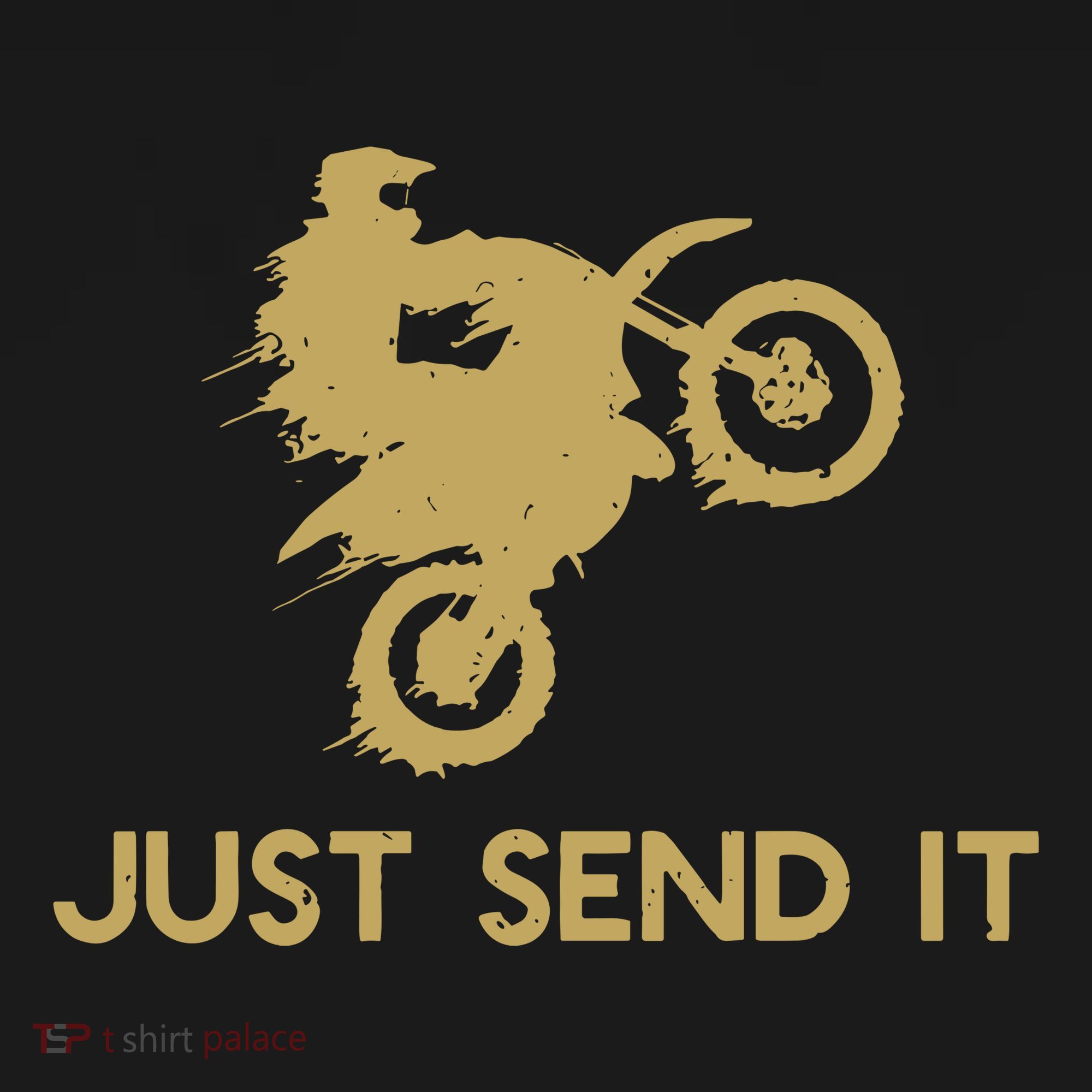 Just Send It Motocross Kids Long Sleeve Shirt