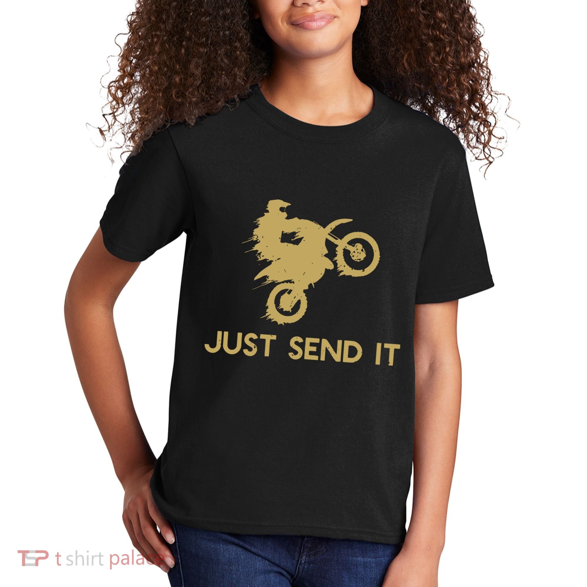 Just Send It Motocross Kids T-Shirt