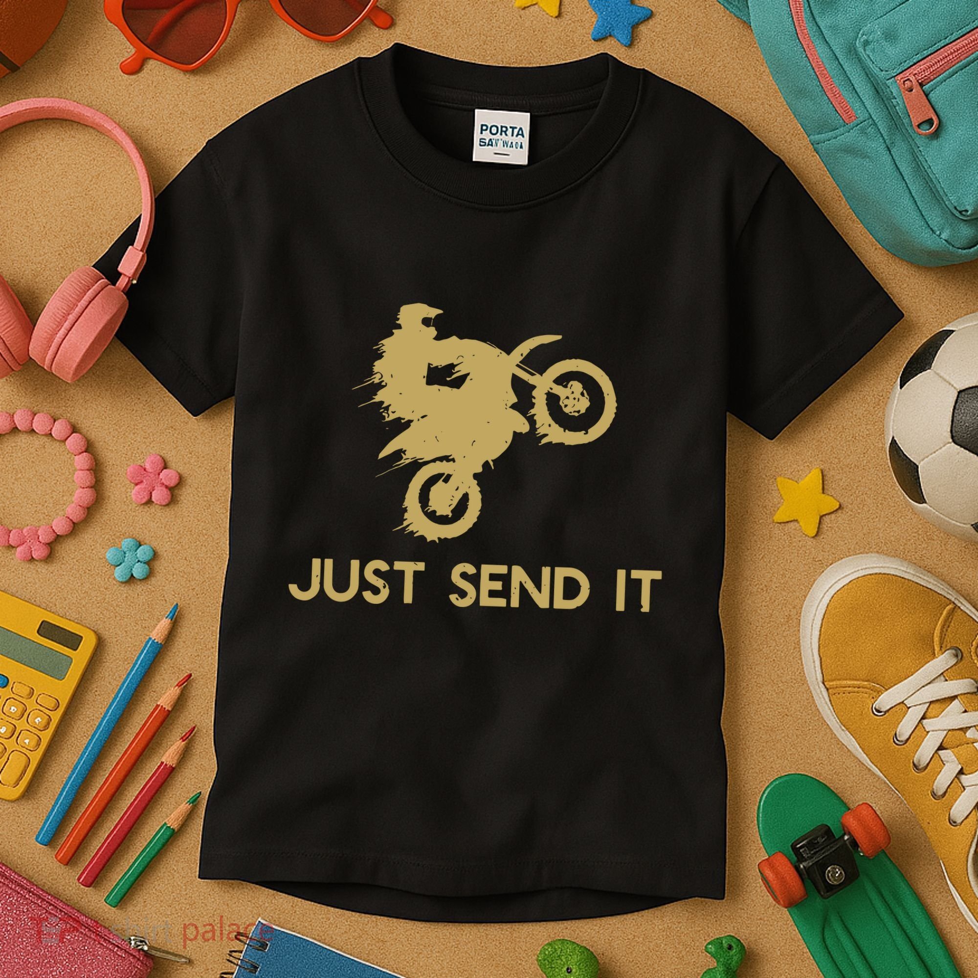 Just Send It Motocross Kids T-Shirt