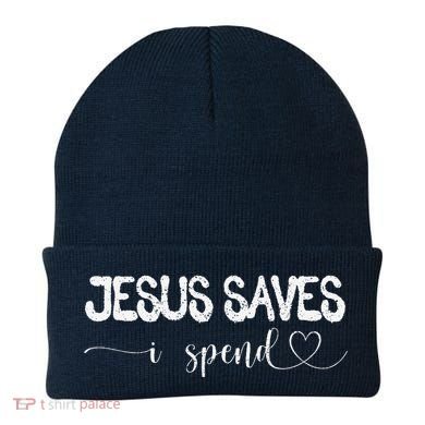 Jesus Saves I Spend Beanie
