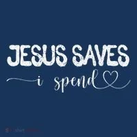 Jesus Saves I Spend Tank Top thumb 6