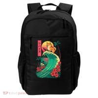 Japanese Shiba Inu Surfing Wave Great Wave Japan Gift Backpack thumb 0