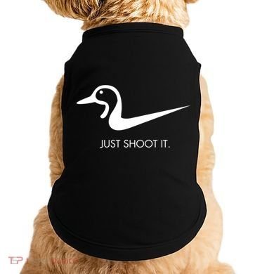 Just Shoot It Duck Hunting Design Great Gift Doggie Tank