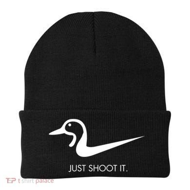 Just Shoot It Duck Hunting Design Great Gift Beanie