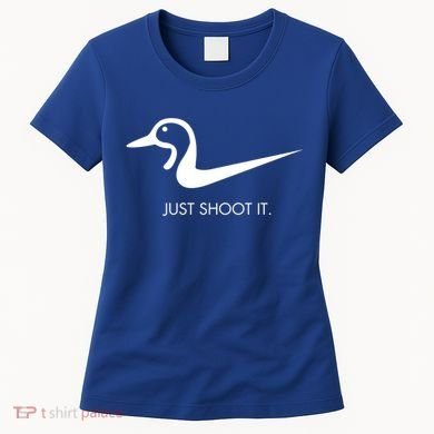 Just Shoot It Duck Hunting Design Great Gift Women's T-Shirt