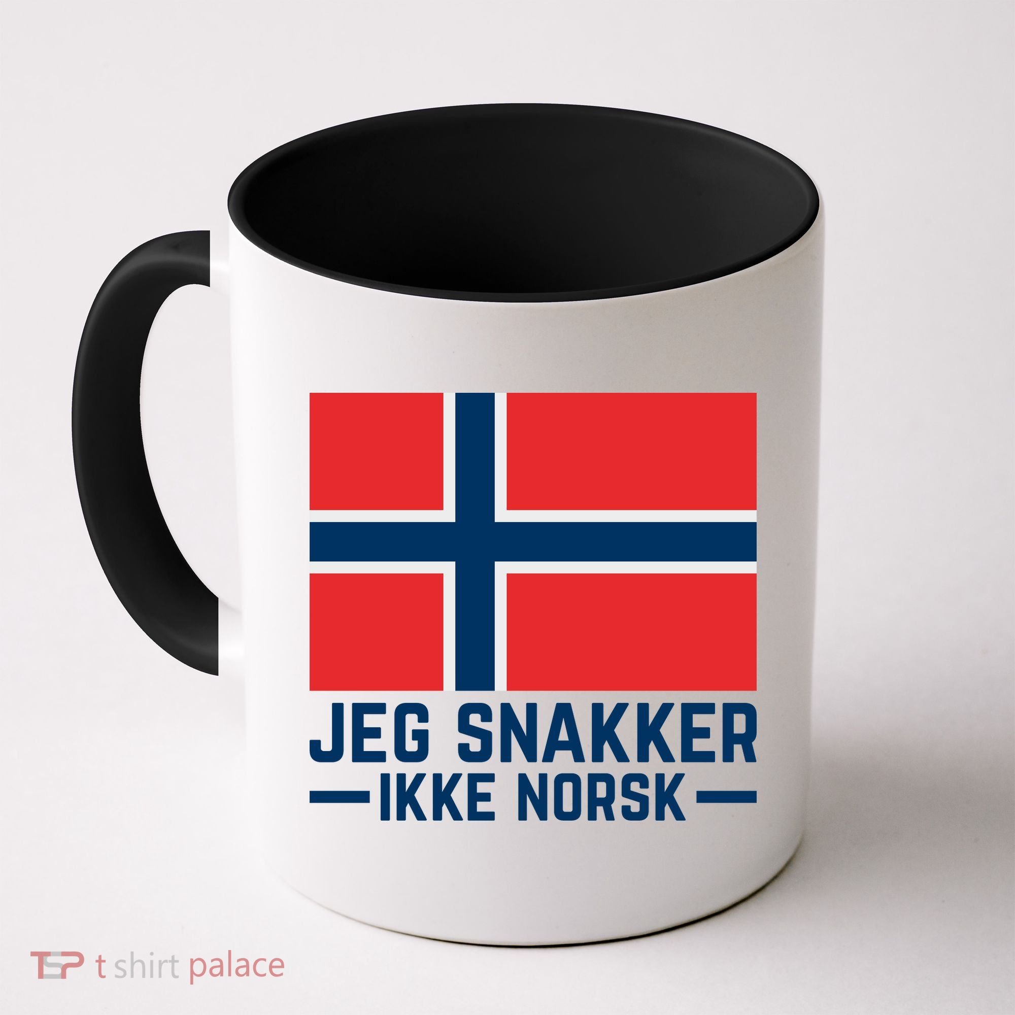 Jeg Snakker Ikke Norsk Norwegian Flag Coffee Mug