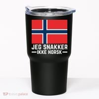 Jeg Snakker Ikke Norsk Norwegian Flag Tumbler thumb 0