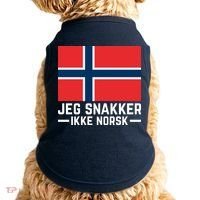 Jeg Snakker Ikke Norsk Norwegian Flag Doggie Tank thumb 0