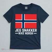 Jeg Snakker Ikke Norsk Norwegian Flag T-Shirt thumb 5