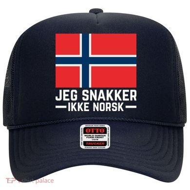 Jeg Snakker Ikke Norsk Norwegian Flag Hat