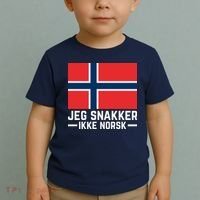 Jeg Snakker Ikke Norsk Norwegian Flag Toddler T-Shirt thumb 2