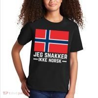 Jeg Snakker Ikke Norsk Norwegian Flag Kids T-Shirt thumb 2