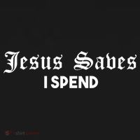 Jesus Saves I Spend Backpack thumb 2