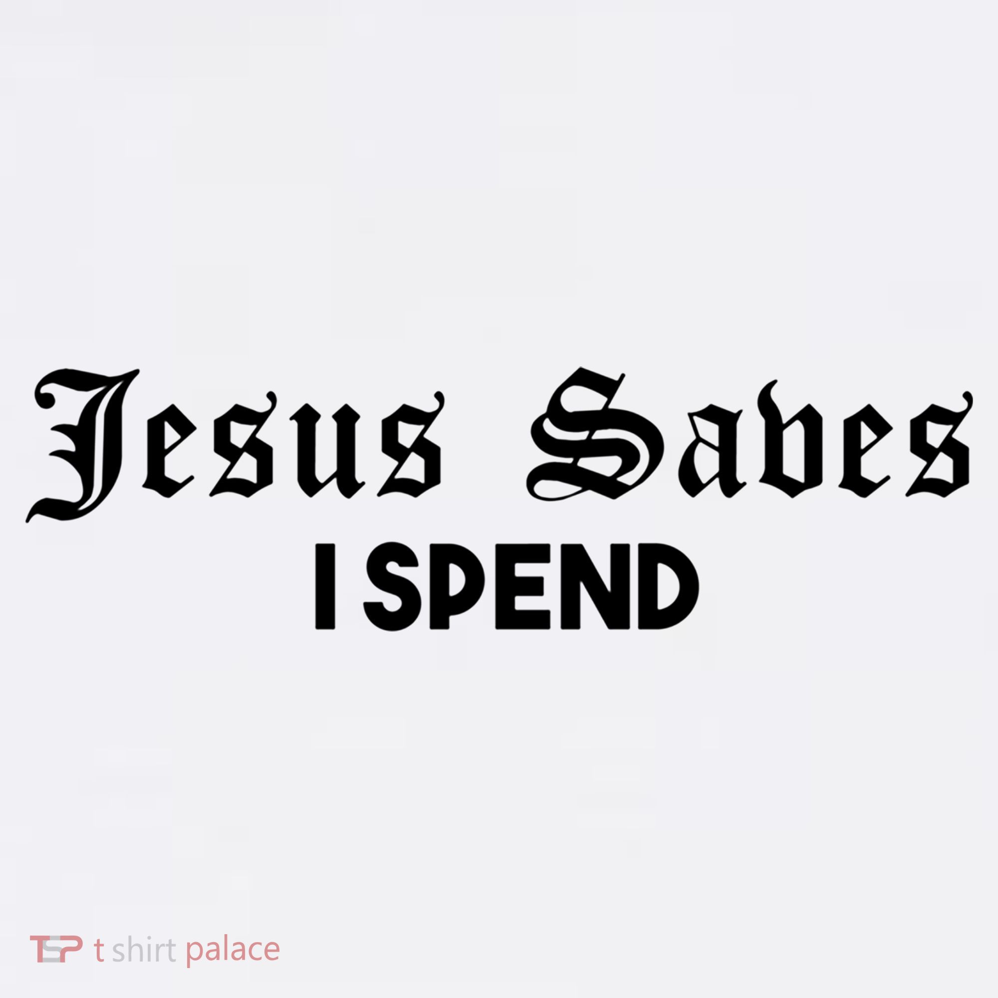 Jesus Saves I Spend Golf Towel