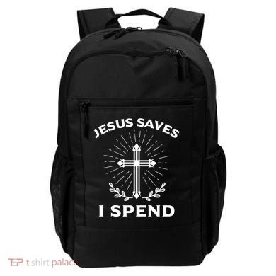 Jesus Saves I Spend Backpack
