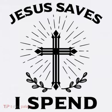 Jesus Saves I Spend Five-Panel Snapback Cap