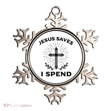 Jesus Saves I Spend Ornament