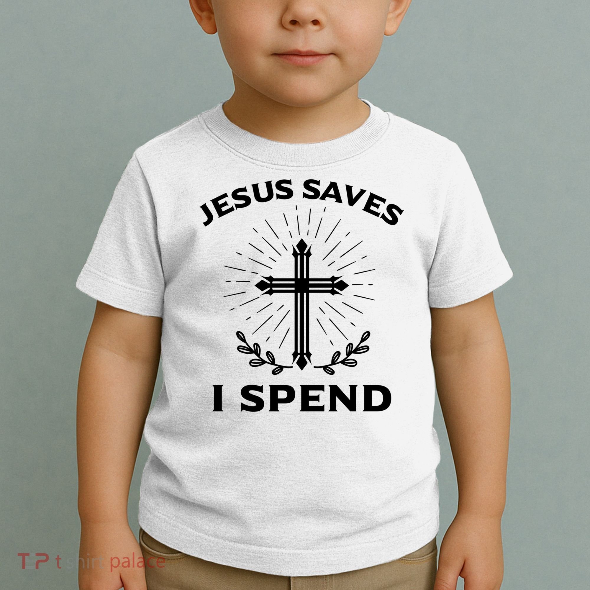 Jesus Saves I Spend Toddler T-Shirt